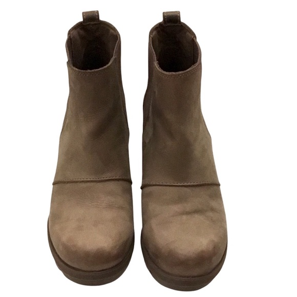 SOREL Joan of Arctic Size: 7.5 Waterproof Chelsea II Wedge Ankle Boots Lug Sole - Picture 4 of 15